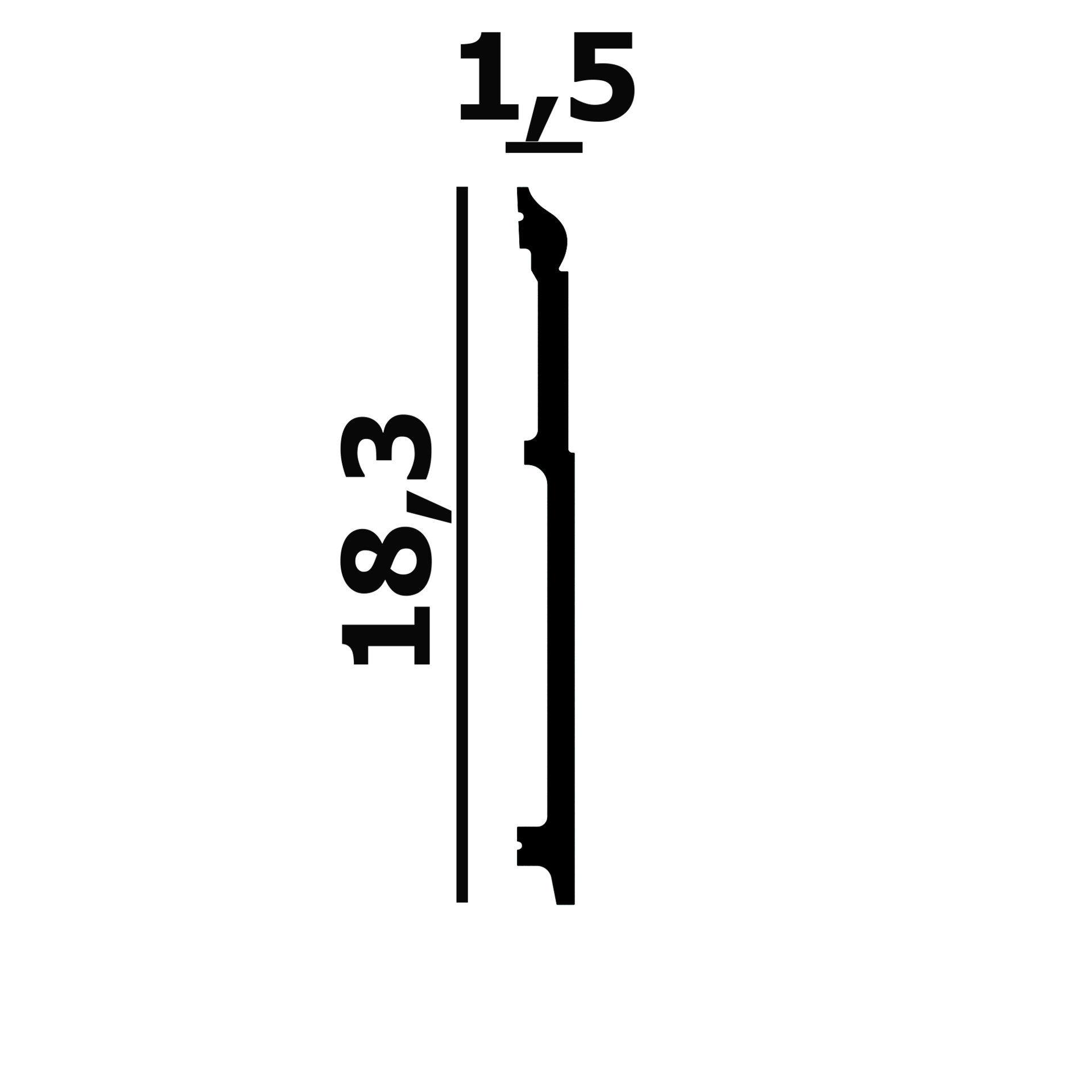 Карниз P115