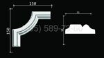 C1-DD603 Декоративный уголок гладкий